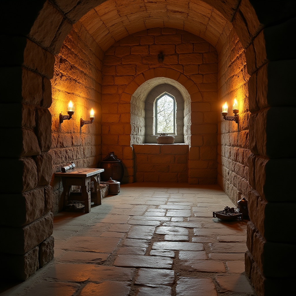 Mittelalterlicher Quest-Raum